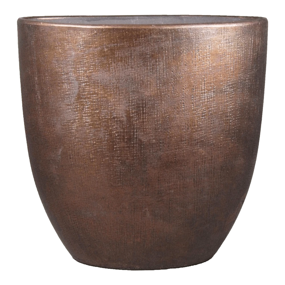 Bloempot Mira Ovaal - L51 X B17 X H57cm - Koper 1 Bloempot Mira Ovaal - L51 X B17 X H57cm - Koper