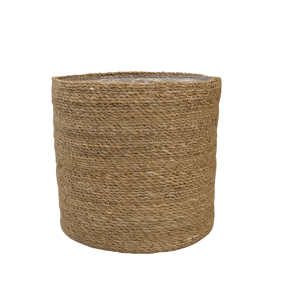 Plantenmand Stef - D31 X H31cm - Naturel 1 Plantenmand Stef - D31 X H31cm - Naturel