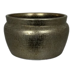 Plantenschaal Marrakesh - D24 X H14cm - Zilver Goud