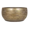 Plantenschaal Steef - D27 X H14cm - Industrieel Goud