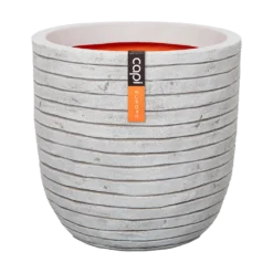 Capi Bloempot Bol Nature Row NL - D35 X H34cm - Ivoor