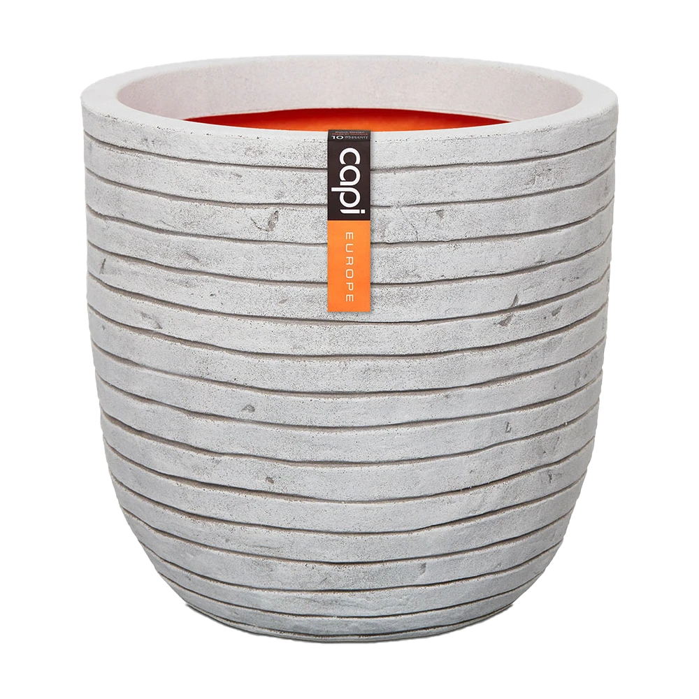 Capi Bloempot Bol Nature Row NL - D43 X H41cm - Ivoor 1 Capi Bloempot Bol Nature Row NL - D43 X H41cm - Ivoor