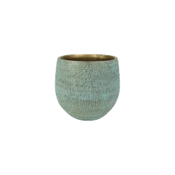 Bloempot Ryan - D22 X H20cm - Shiny Blue