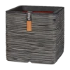 Capi Plantenbak Vierkant Nature Rib NL - L40 X B40 X H40cm - Antraciet