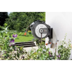 Roll-up Auto Met Broes - 35m - Wit - Gardena -Natuur Hoek Verkoop roll up auto met broes 35m wit gardena 3 9