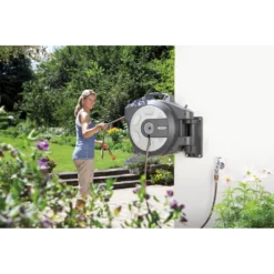 Roll-up Auto Met Broes - 35m - Wit - Gardena -Natuur Hoek Verkoop roll up auto met broes 35m wit gardena 5 9