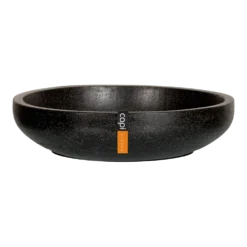 Capi Plantenschaal Lux Terrazo - D37 X H9cm - Zwart