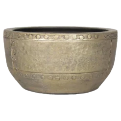 Plantenschaal Fien - D24 X H12cm - Goud