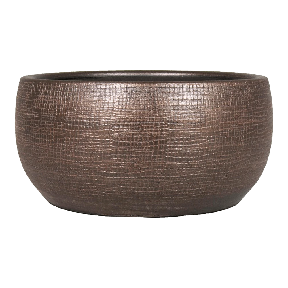 Plantenschaal Mira - D29 X H14cm - Koper 1 Plantenschaal Mira - D29 X H14cm - Koper