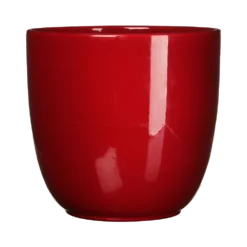 Bloempot Tusca - D35 X H31.5cm - Donkerrood