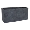 Plantenbak Utah Biguhi - L110 X B40 X H55cm - Donkergrijs