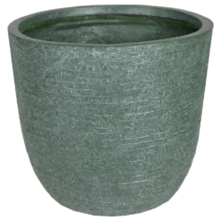 Bloempot Utah Egg Cypress Wash - D27 X H26cm - Groen