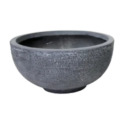 Plantenschaal Utah - D44 X H21cm - Donkergrijs