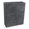 Plantenbak Utah Terras - L60 X B23 X H72cm - Donkergrijs
