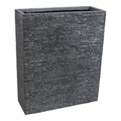 Plantenbak Utah Terras - L60 X B23 X H72cm - Donkergrijs