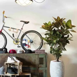 Capi Bloempot Hoog Nature Elegant Deluxe Rib NL - D38 X H58cm - Ivoor -Natuur Hoek Verkoop vaas elegant deluxe rib nl 40x60 ivoor bloempot 7 8