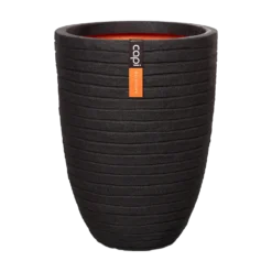 Capi Bloempot Nature Elegant Row NL - D46 X H58cm - Zwart