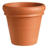 Bloempot Vaso Bordo - D48 X H42cm - Oranje