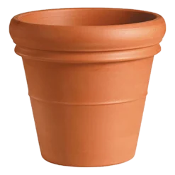 Bloempot Vaso Bordo - D48 X H42cm - Oranje