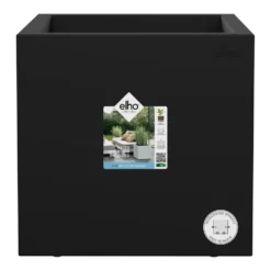 Elho Vivo Next Vierkant Wielen 30cm - Living Black -Natuur Hoek Verkoop vivo next vierkant wielen 30cm living black 5 1