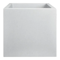 Elho Vivo Next Vierkant Wielen 30cm - Warm Grijs