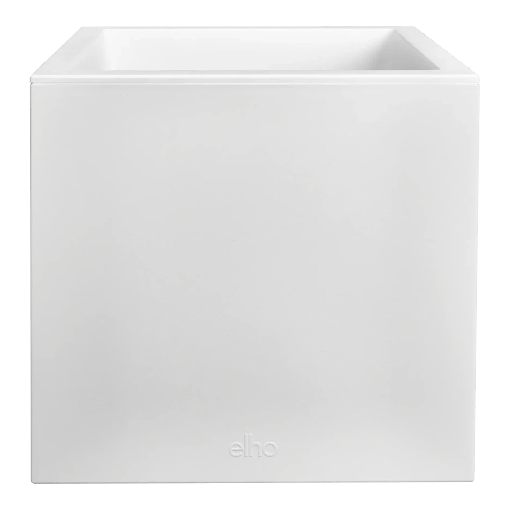 Elho Vivo Next Vierkant Wielen 40cm - Wit 1 Elho Vivo Next Vierkant Wielen 40cm - Wit