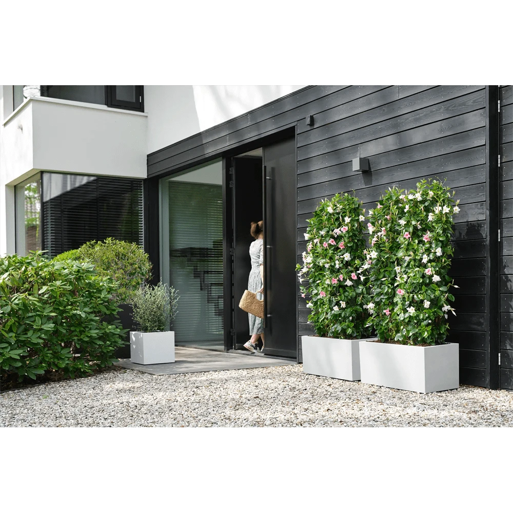 Elho Vivo Next Vierkant Wielen 40cm - Wit 6 Elho Vivo Next Vierkant Wielen 40cm - Wit - Afbeelding 6