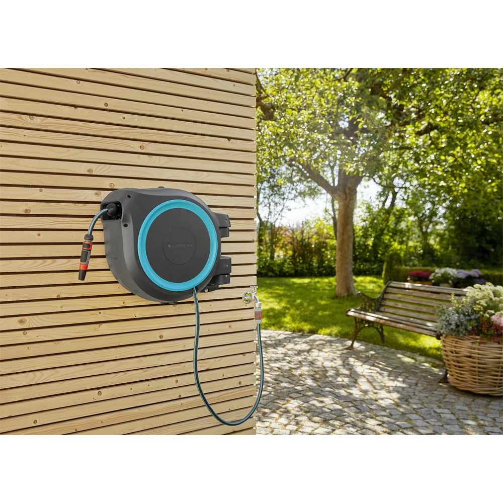 Wandslangenbox RollUp - XL - 35m - Blauw - Gardena 5 Wandslangenbox RollUp - XL - 35m - Blauw - Gardena - Afbeelding 5